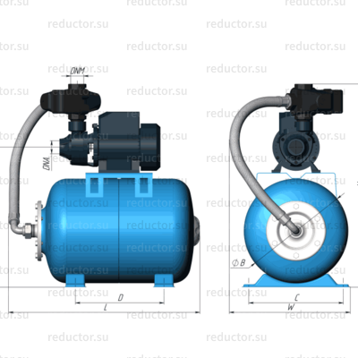 Насос UNIPUMP AUTO QB 80